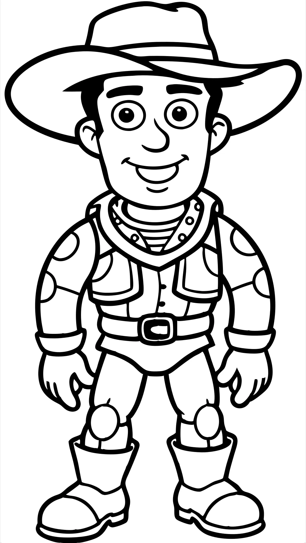 coloriage buzz lightyear et boisé